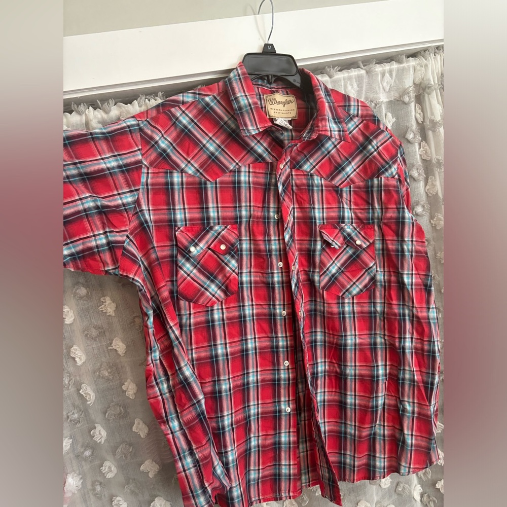 Vintage Wrangler pearl snap shirt